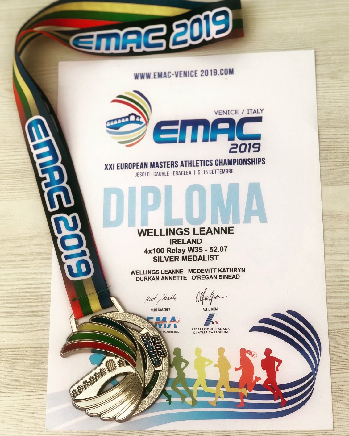 PR Release - Euro Silver Medal Winner...September 2019